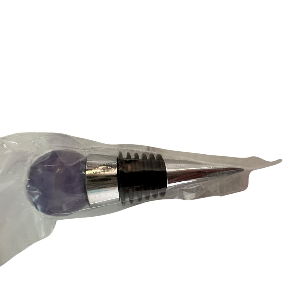 Wine Bottle Stopper,‎ Purple marble like